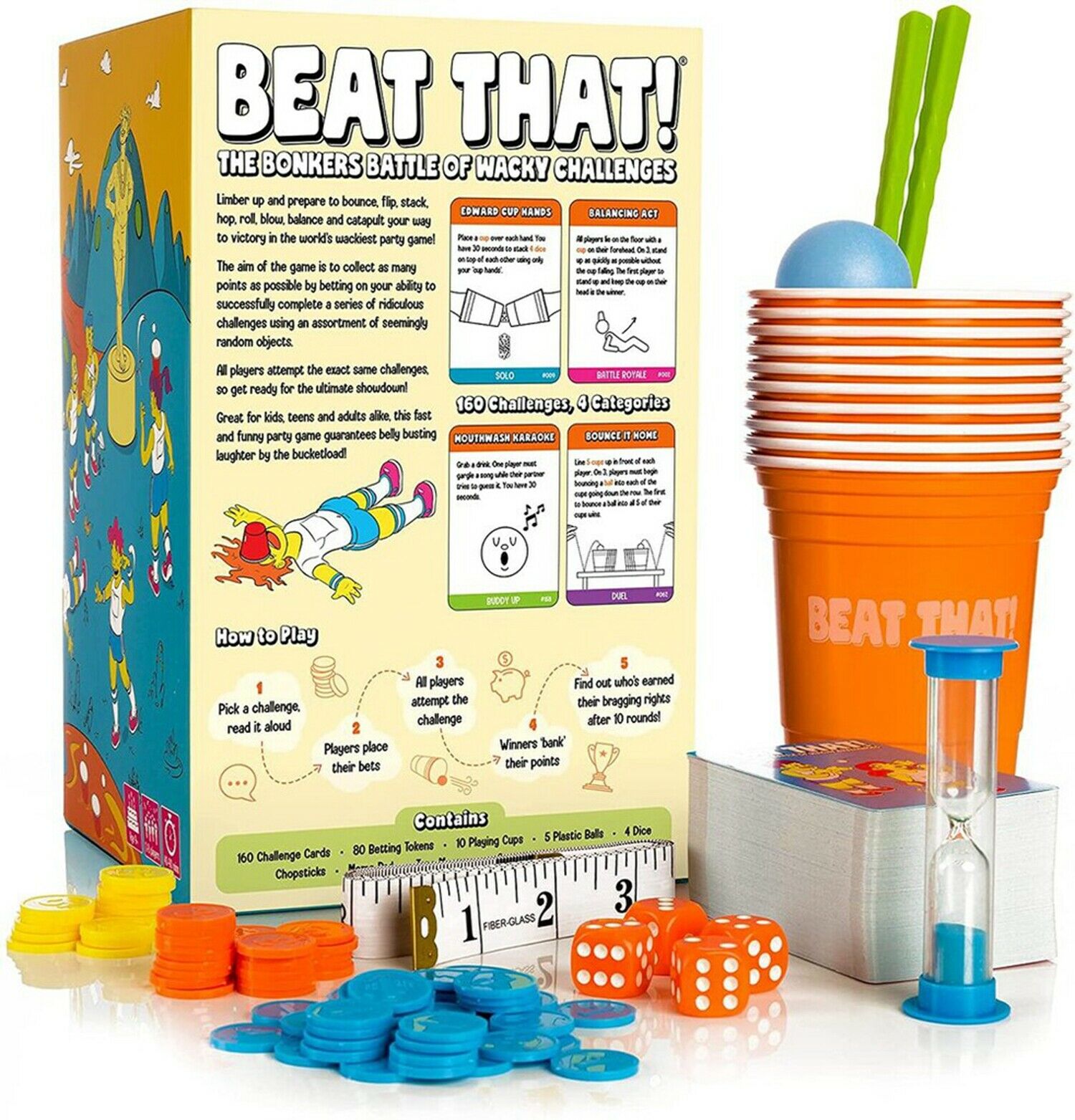 Beat That! Tabletop 2 - 8 Players Board Game Beat That! Tabletop 2 - 8 Players Board Game
